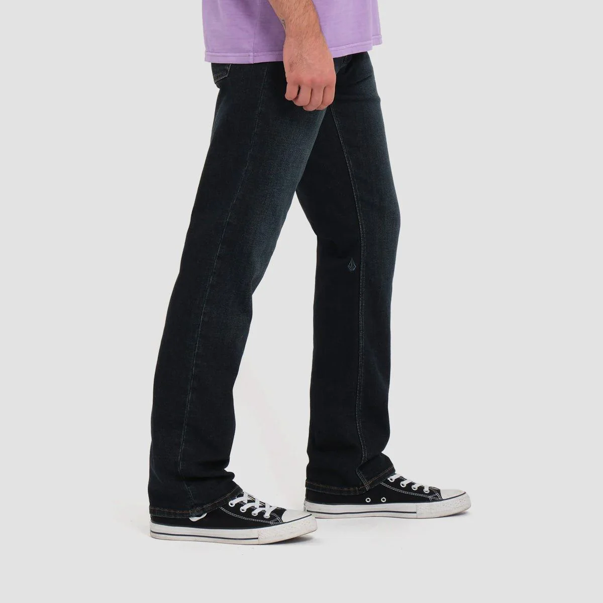 Volcom Solver Modern Fit Jeans New Vintage Blue - Image 2