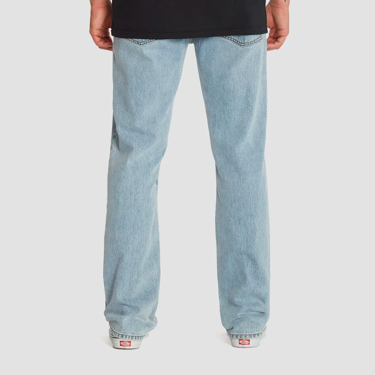 Volcom Solver Modern Straight Fit Jeans Heavy Worn Faded - Image 2