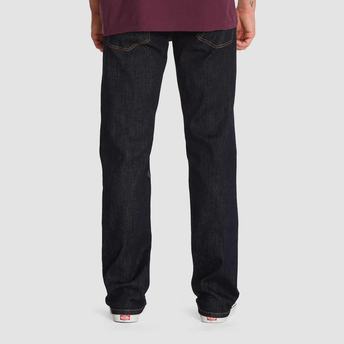 Volcom Solver Modern Straight Fit Jeans Rinse - Image 2