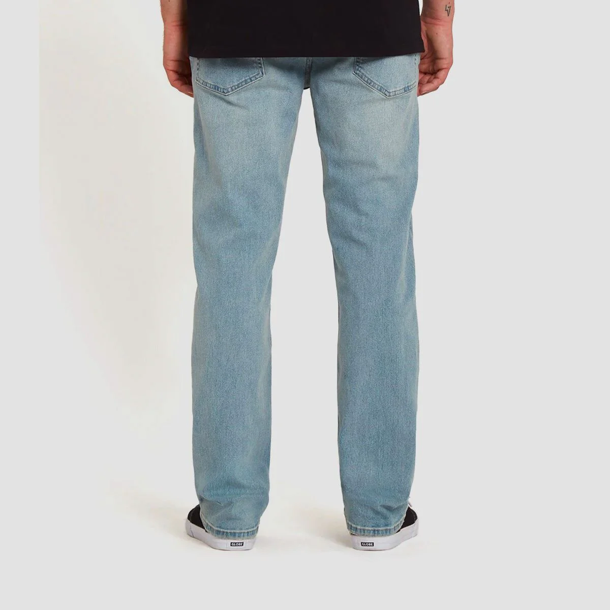 Volcom Solver Modern Straight Fit Jeans Worker Indigo Vintage - Image 2