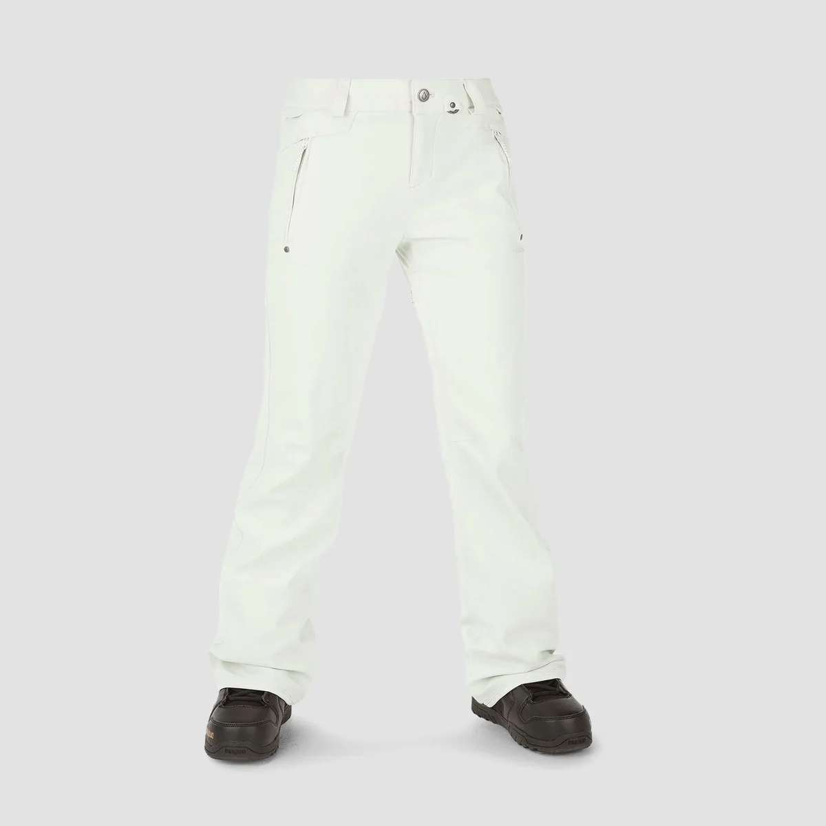 Volcom Species Stretch Snow Pants Off White - Womens - Image 2