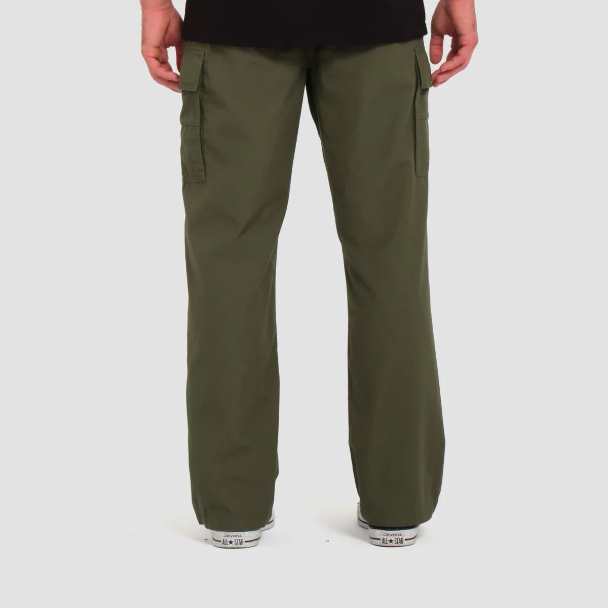 Volcom Squads Cargo Loose Tapered Pants Squadron Green - Image 2