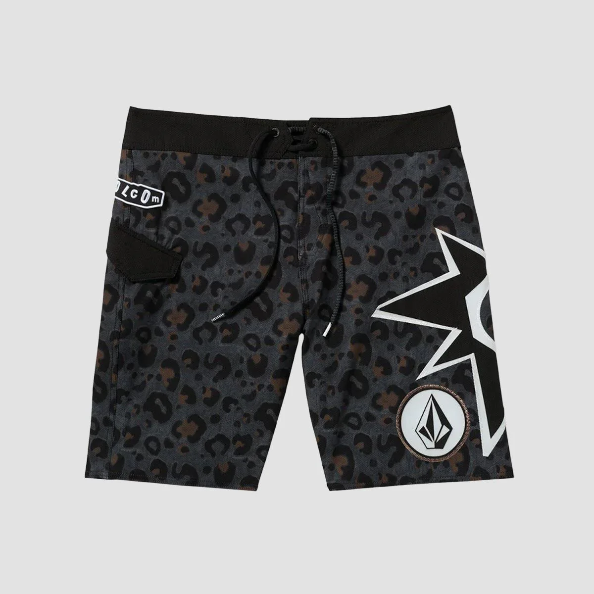 Volcom St4r G4zer Mod 20" Boardshorts Asphalt Black - Image 3