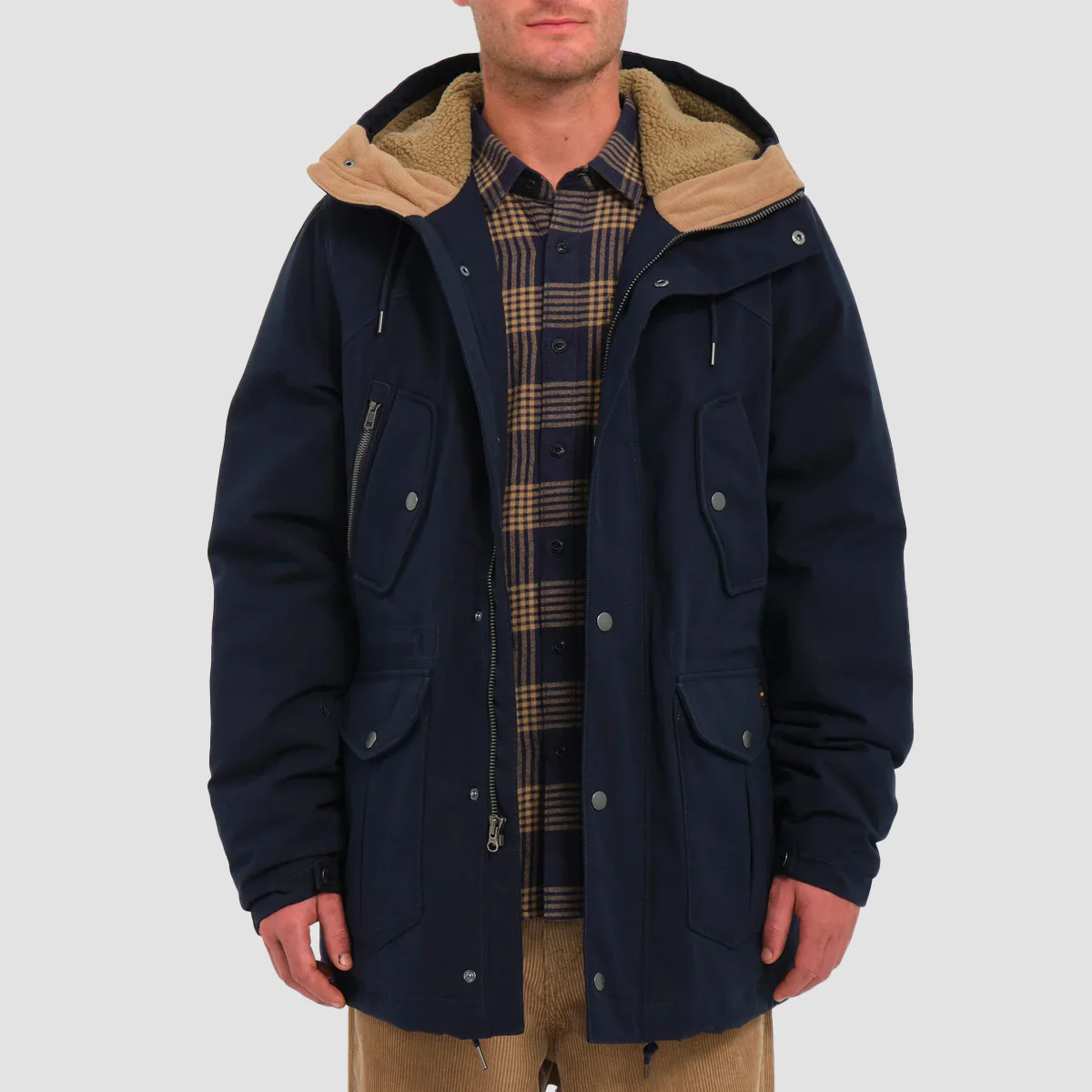 Volcom Starget 5K Parka Jacket Navy - Image 2