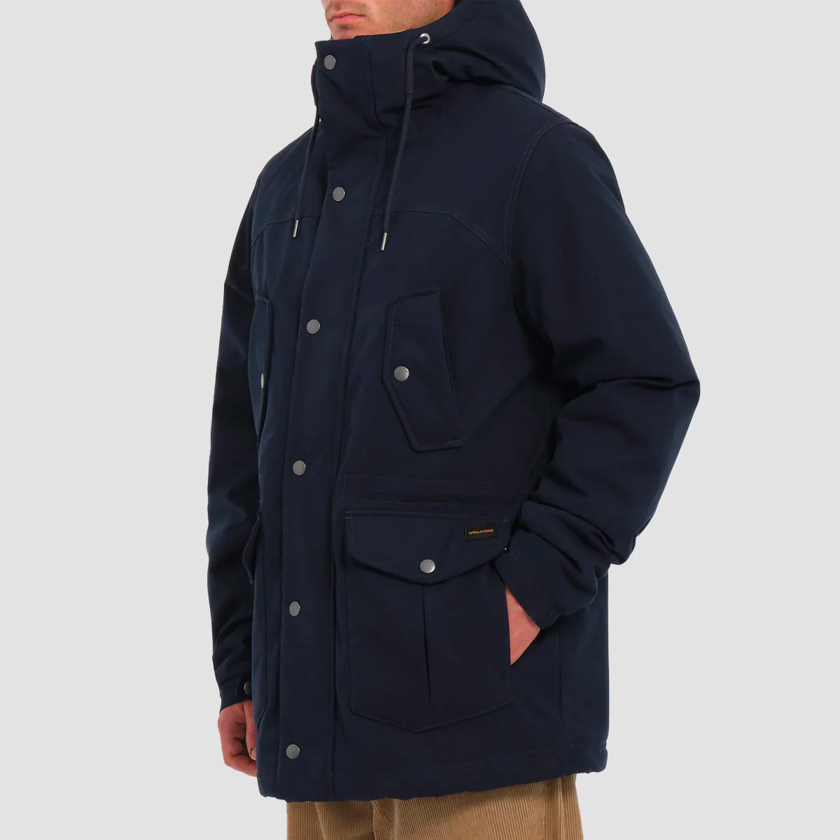 Volcom Starget 5K Parka Jacket Navy - Image 3