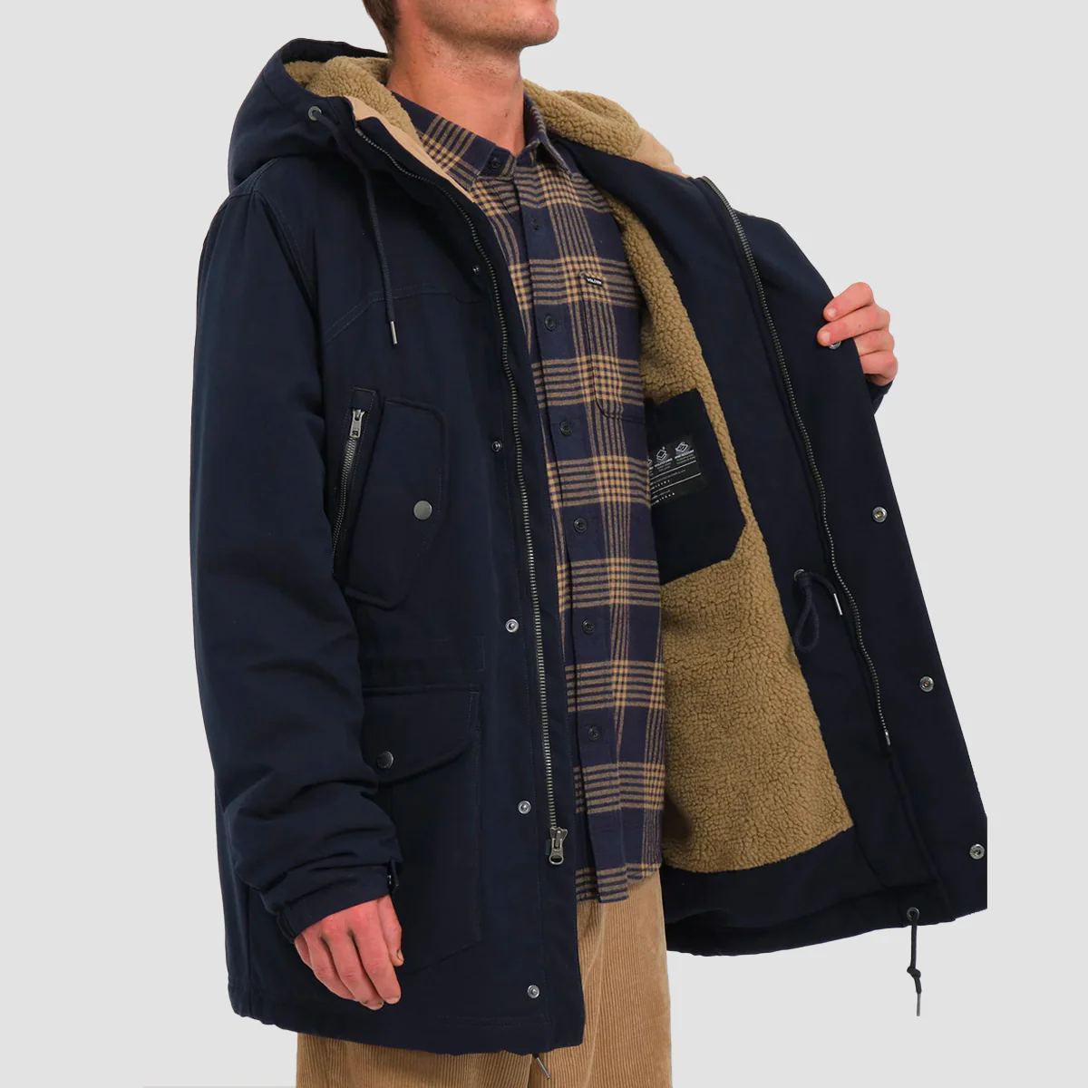 Volcom Starget 5K Parka Jacket Navy - Image 4