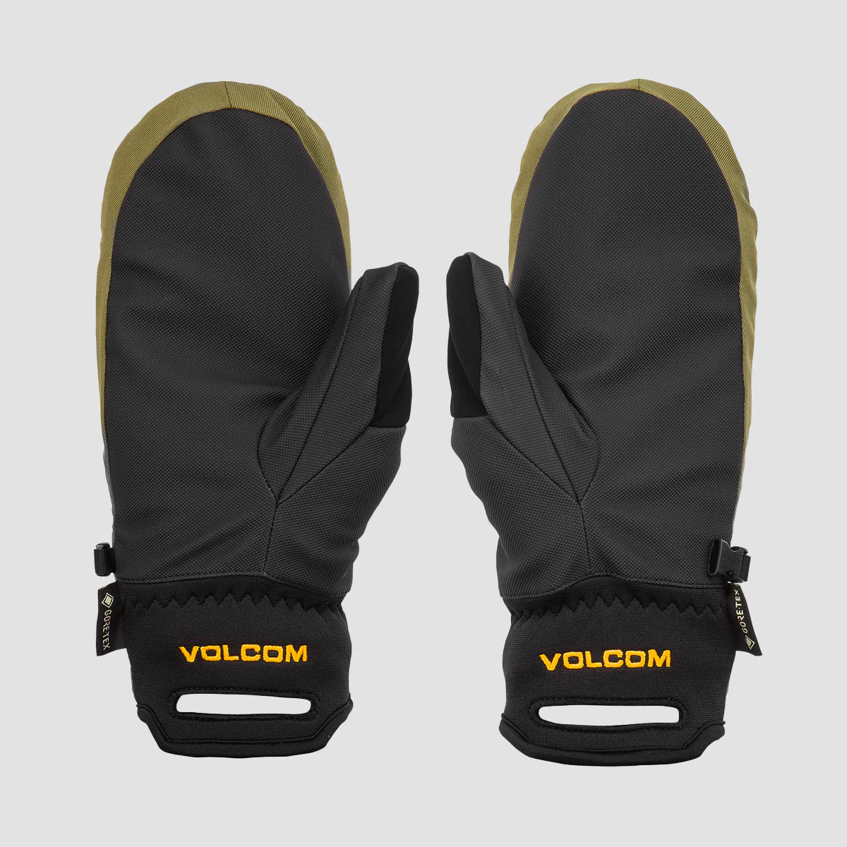 Volcom Stay Dry Gore-Tex Snow Mitts Gold - Image 2