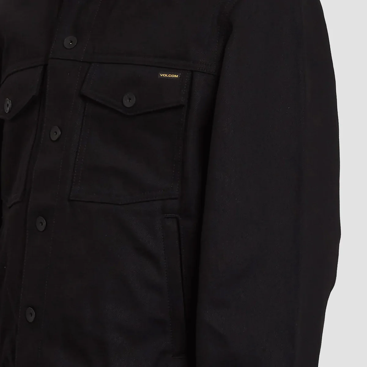 Volcom Stereostone Denim Jacket Black - Image 4