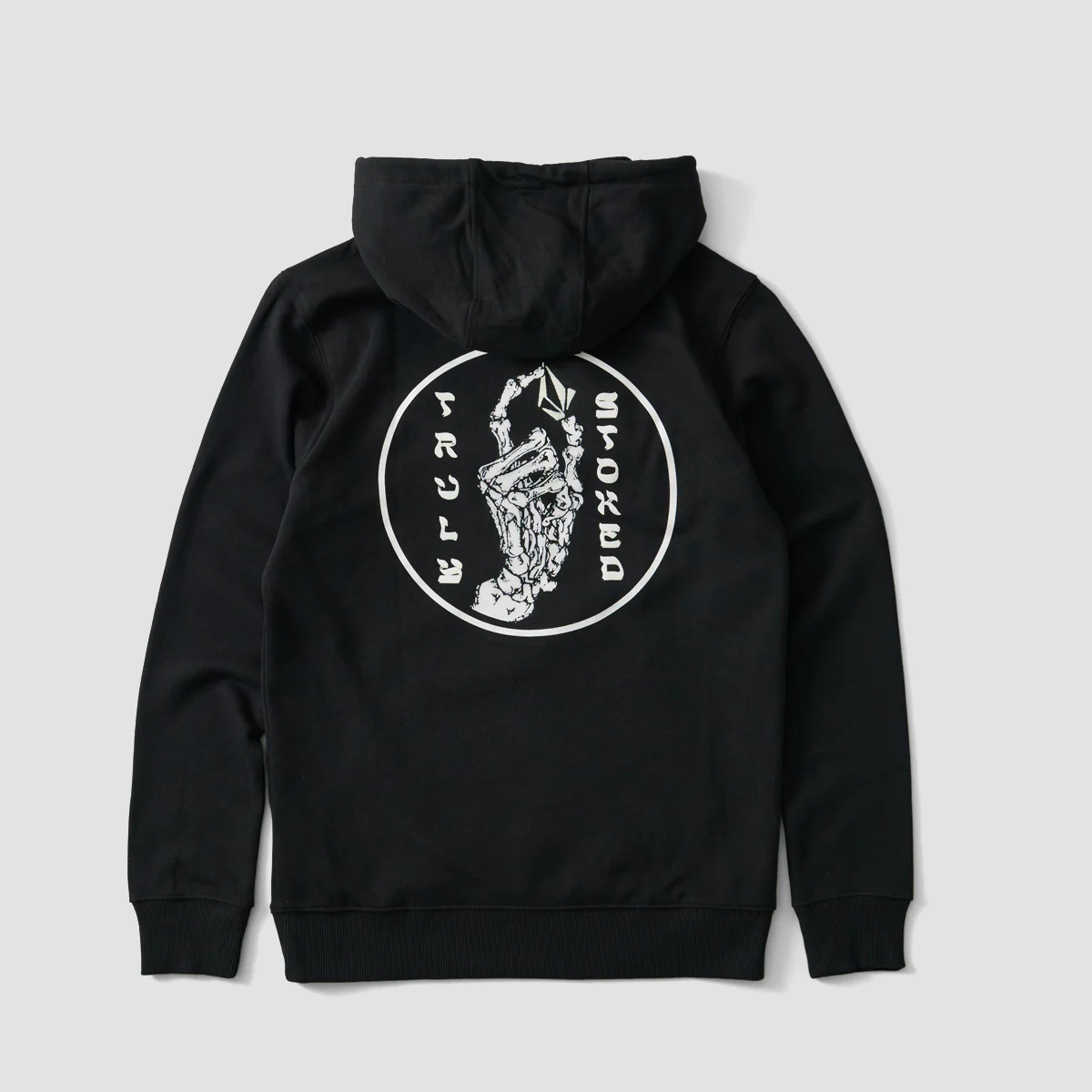 Volcom Stokstone Pullover Hoodie Black - Image 2