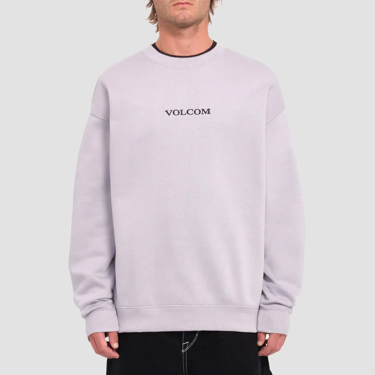 Volcom Stone Crew Sweatshirt Light Purple