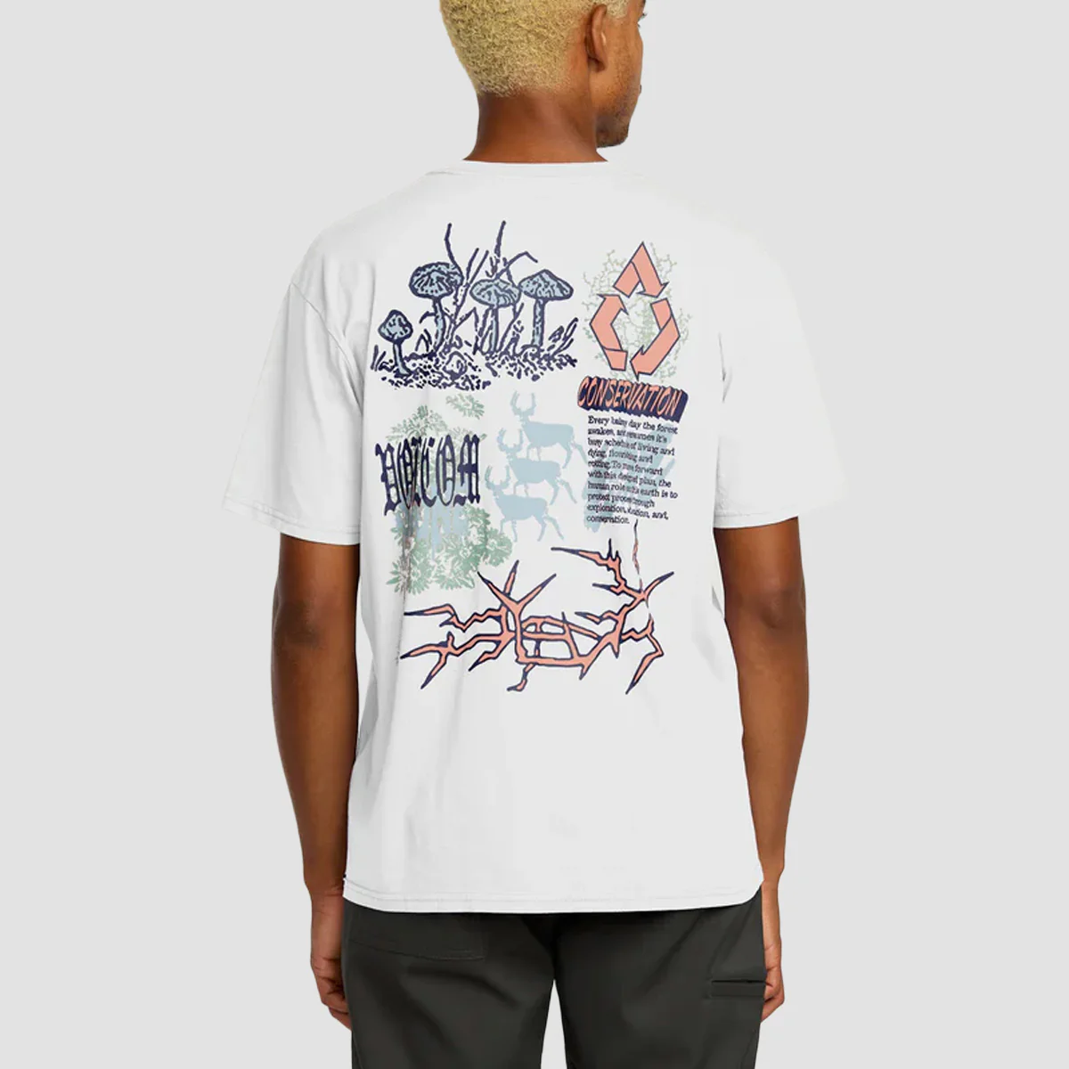 Volcom Stone Matter T-Shirt White - Image 2