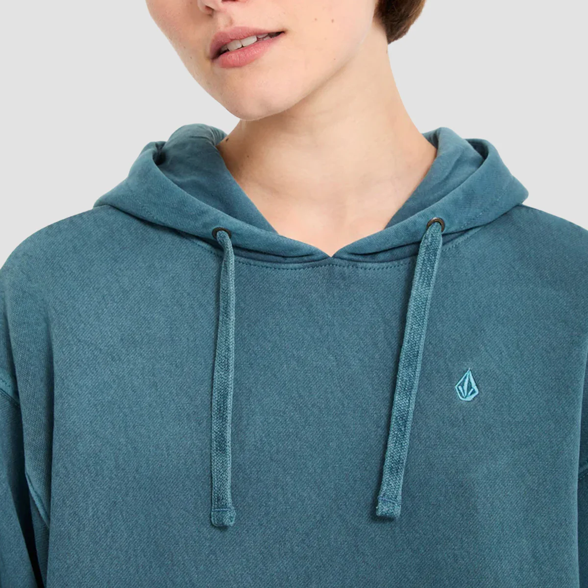 Volcom Stone Soft Hoodie Emerald Green - Womens - Image 2