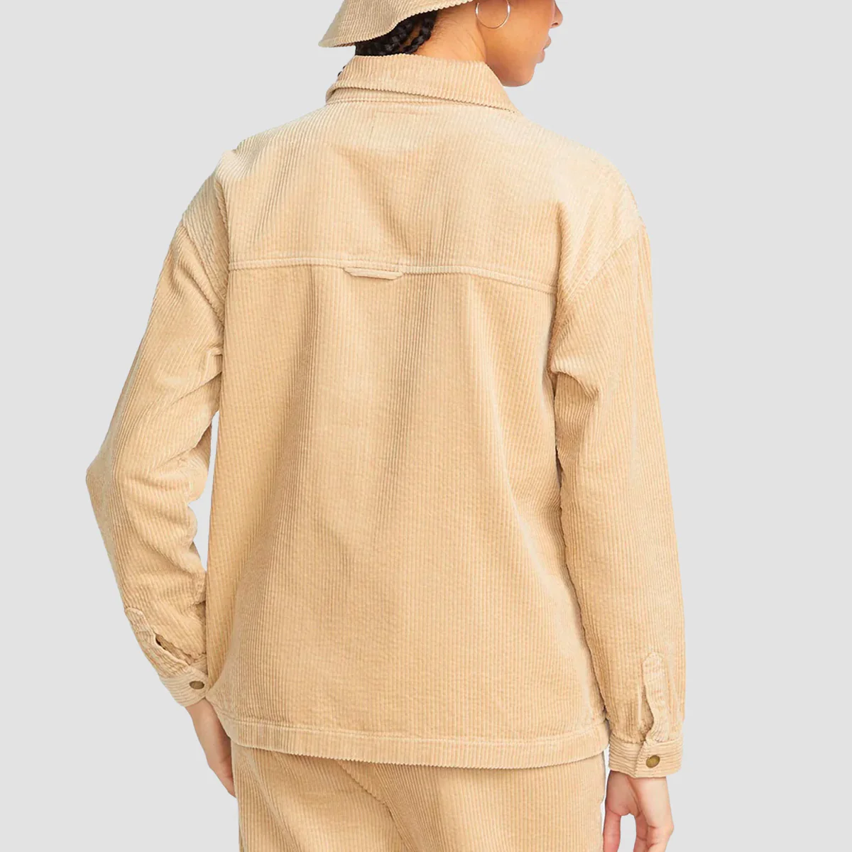 Volcom Stone Street Shacket Jacket Khaki - Womens - Image 3