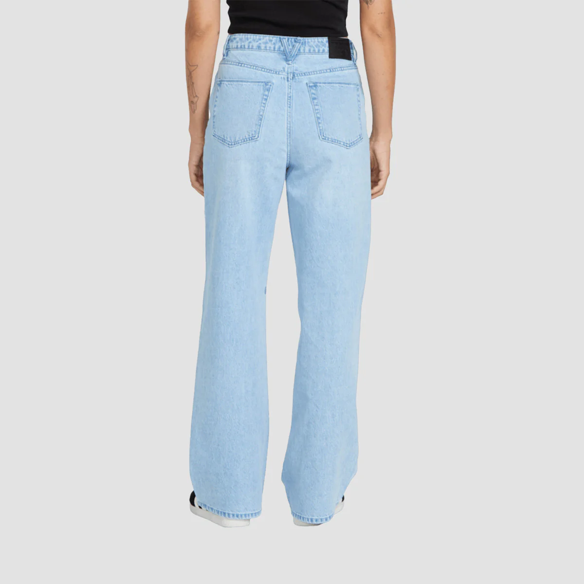 Volcom Stoned High Rise BF Jeans Blue Bird - Womens - Image 2