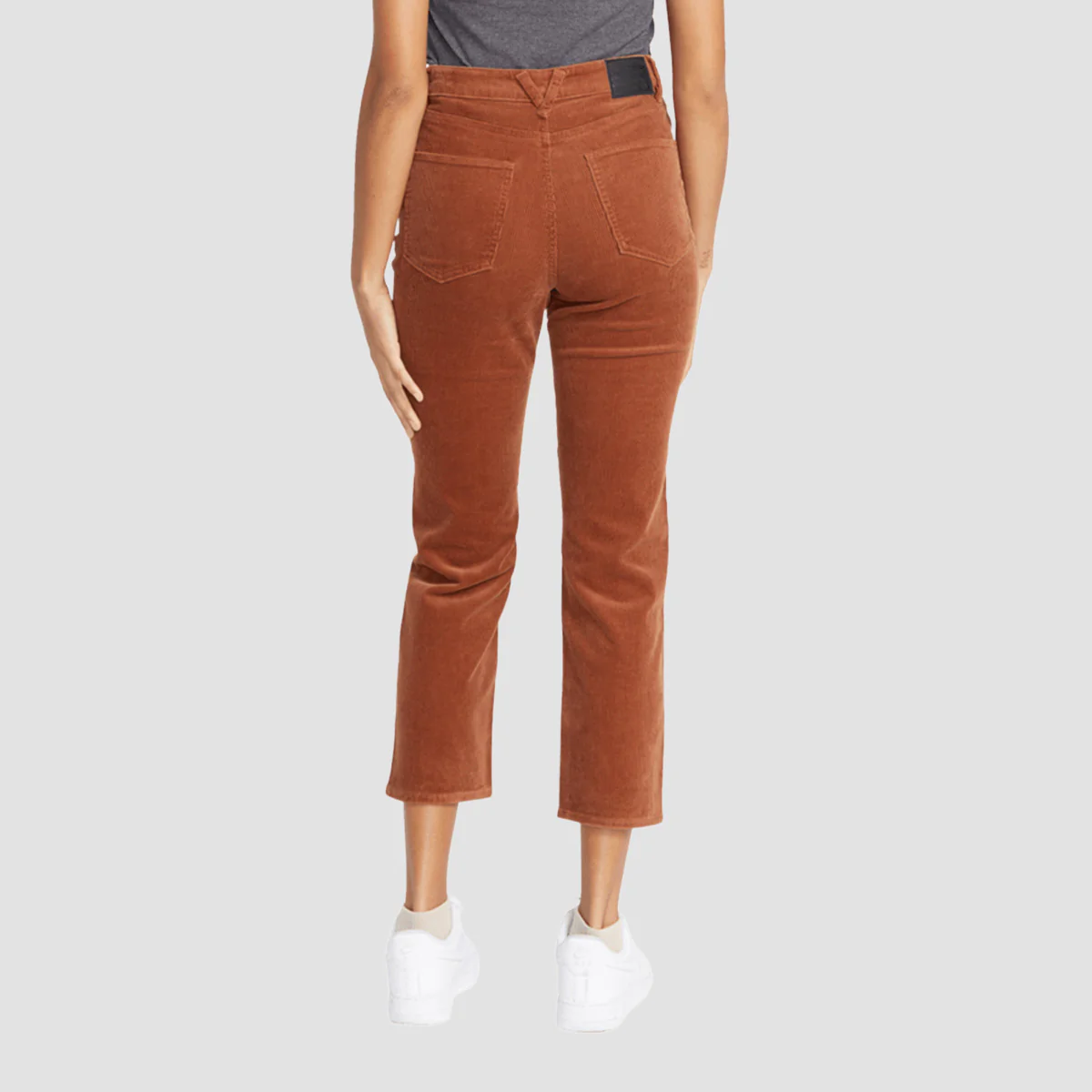 Volcom Stoned Straight Corduroy Pants Nutmeg - Womens - Image 2