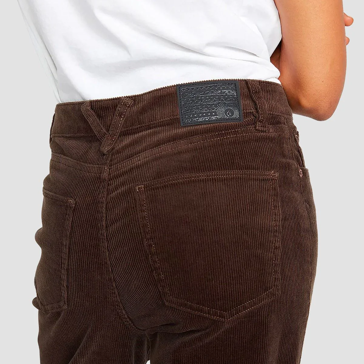Volcom Stoned Straight Jeans Espresso - Womens - Image 3
