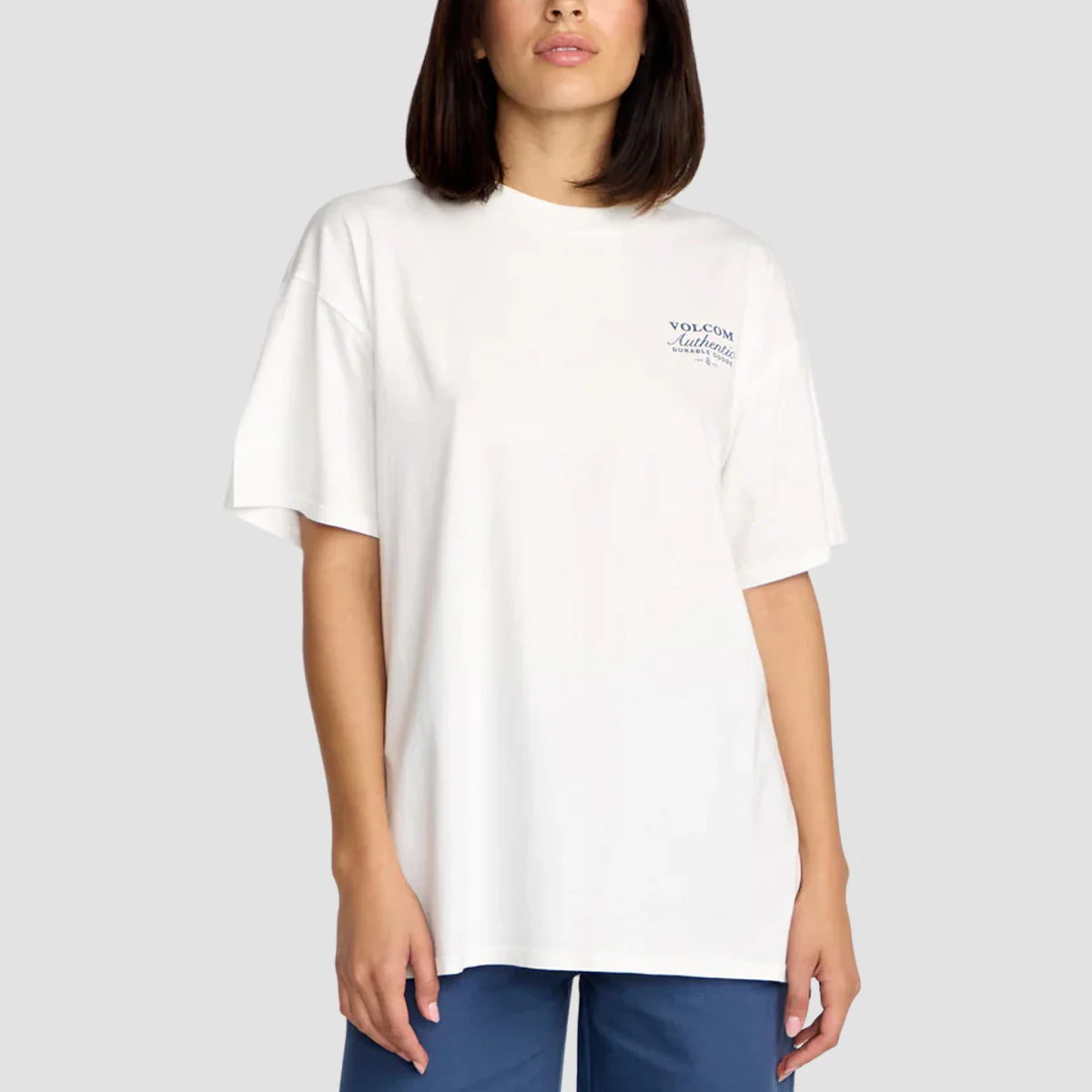 Volcom Stones Throw T-Shirt Star White - Womens - Image 2