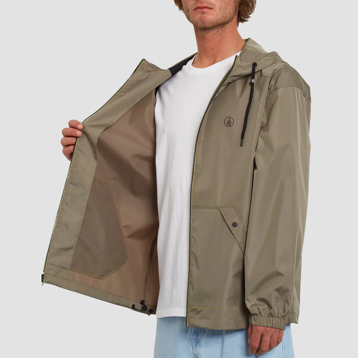 Volcom Stonewaver Jacket Covert Green - Image 4