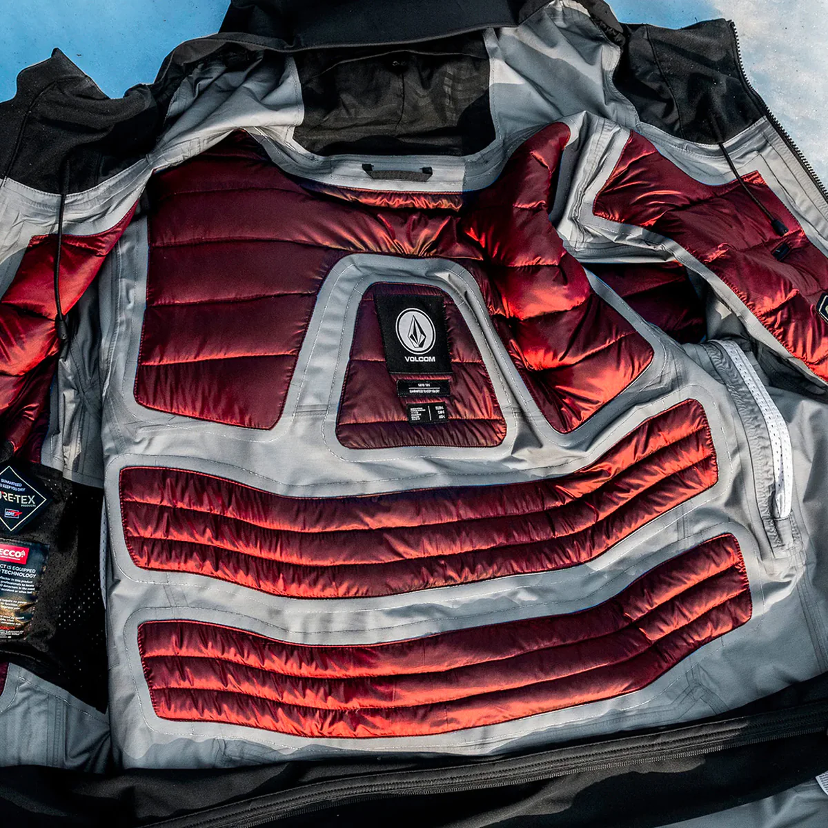 Volcom TDS Infrared Gore-Tex Snow Jacket Black - Image 3