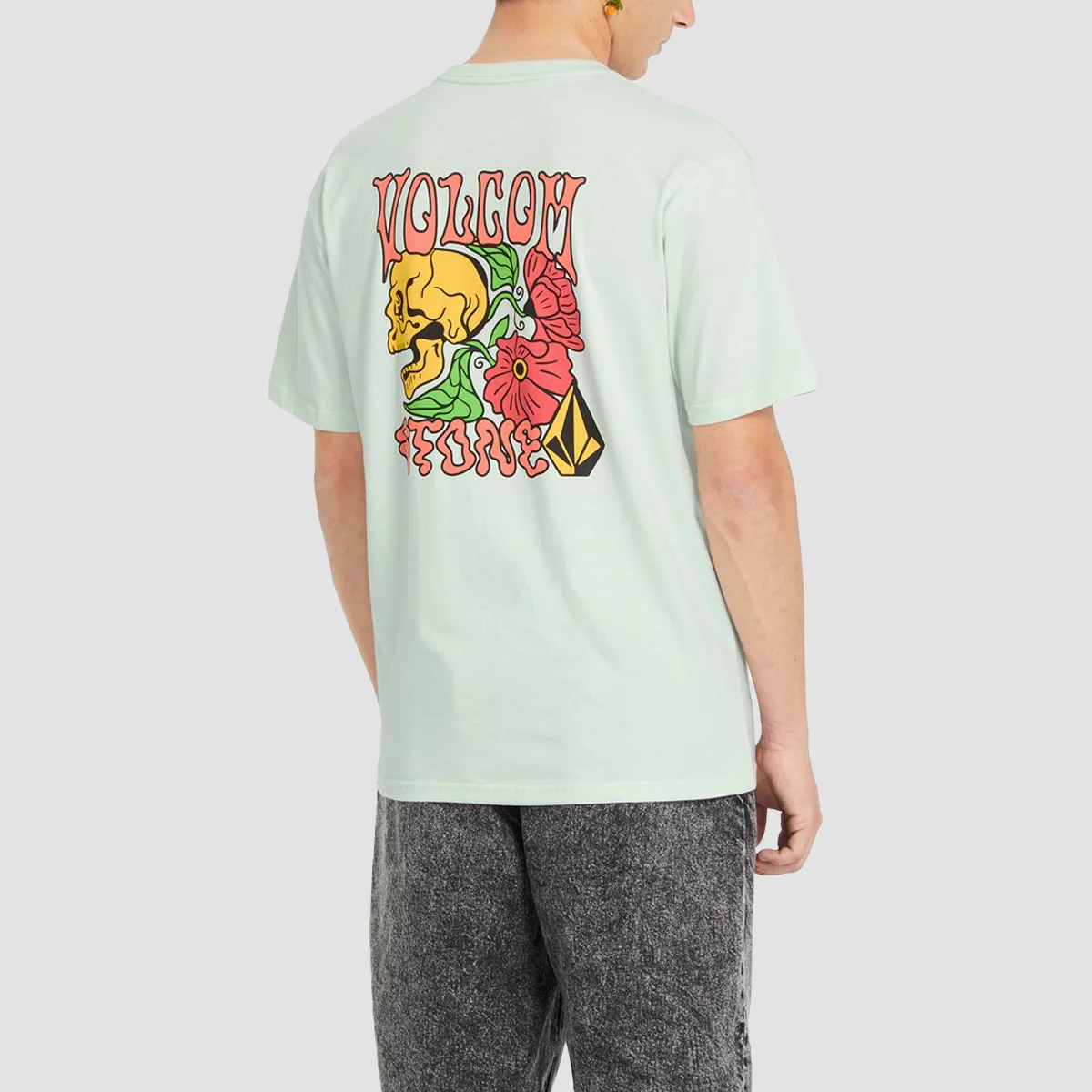 Volcom Tooflow T-Shirt Cloud Blue - Image 2