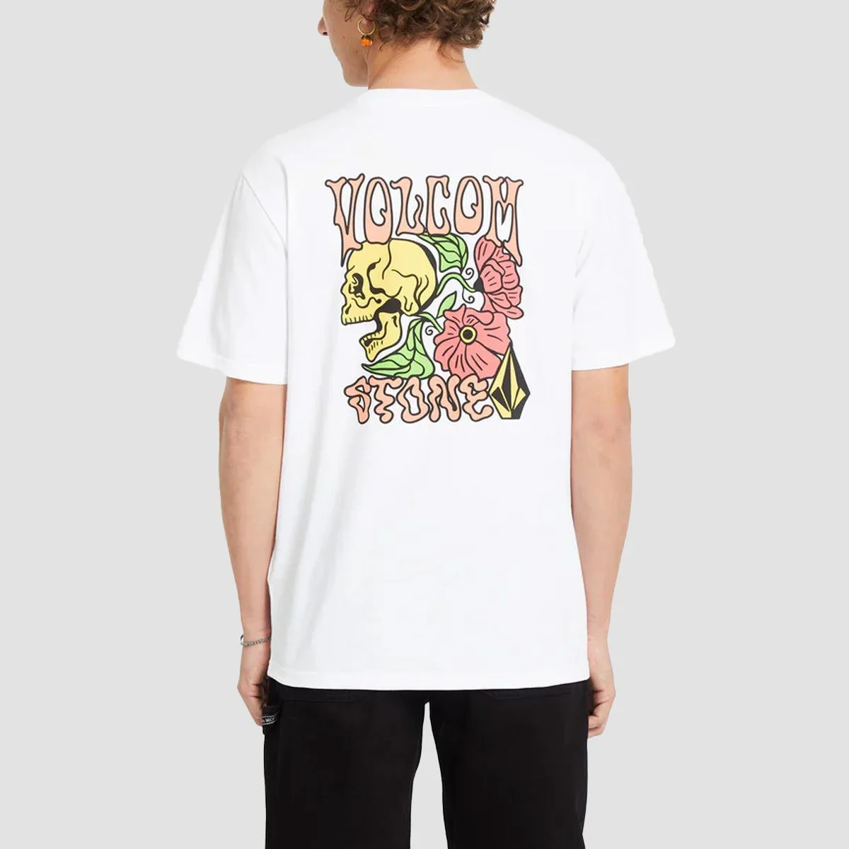 Volcom Tooflow T-Shirt White - Image 2