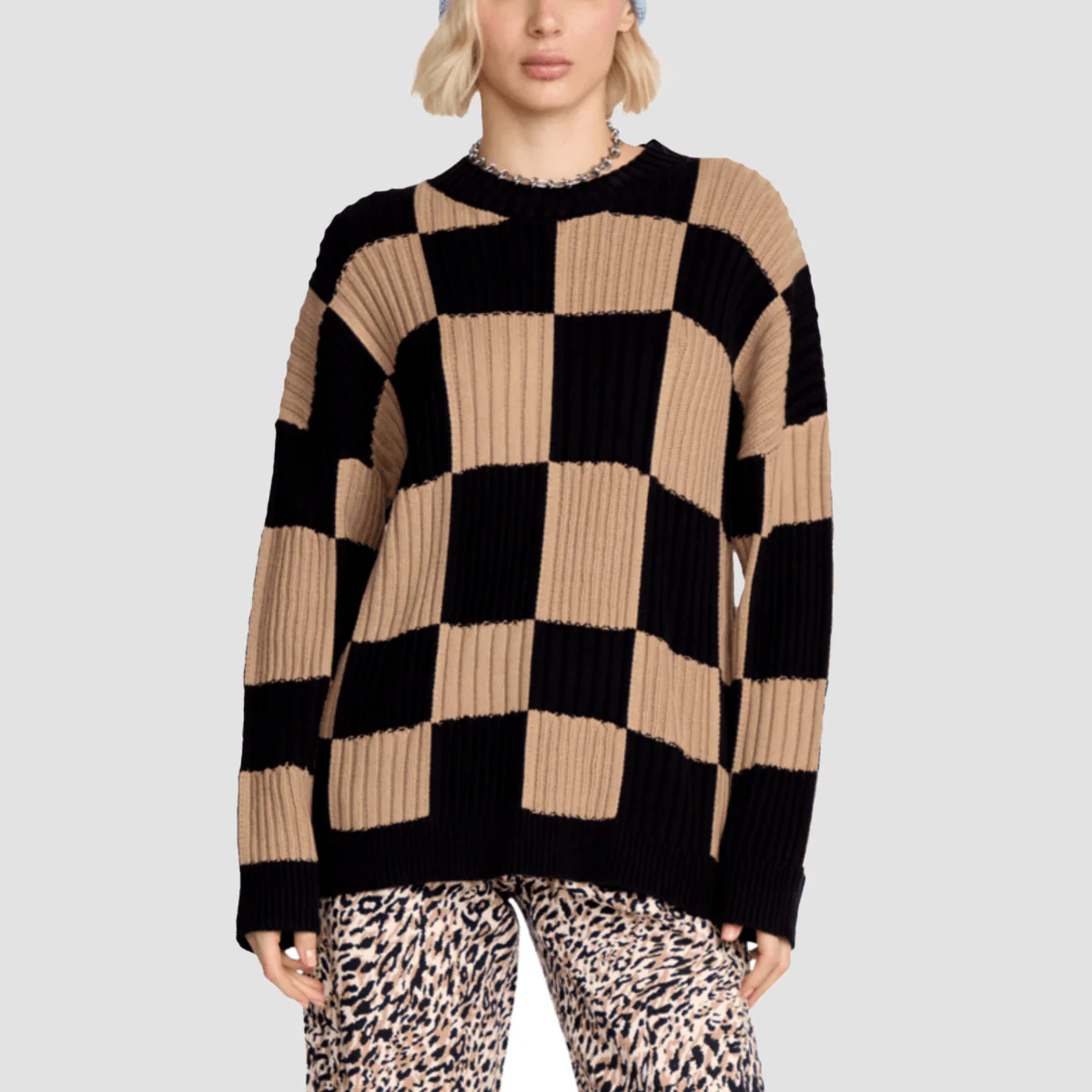 Volcom Tripnotic Sweater Black Combo - Womens