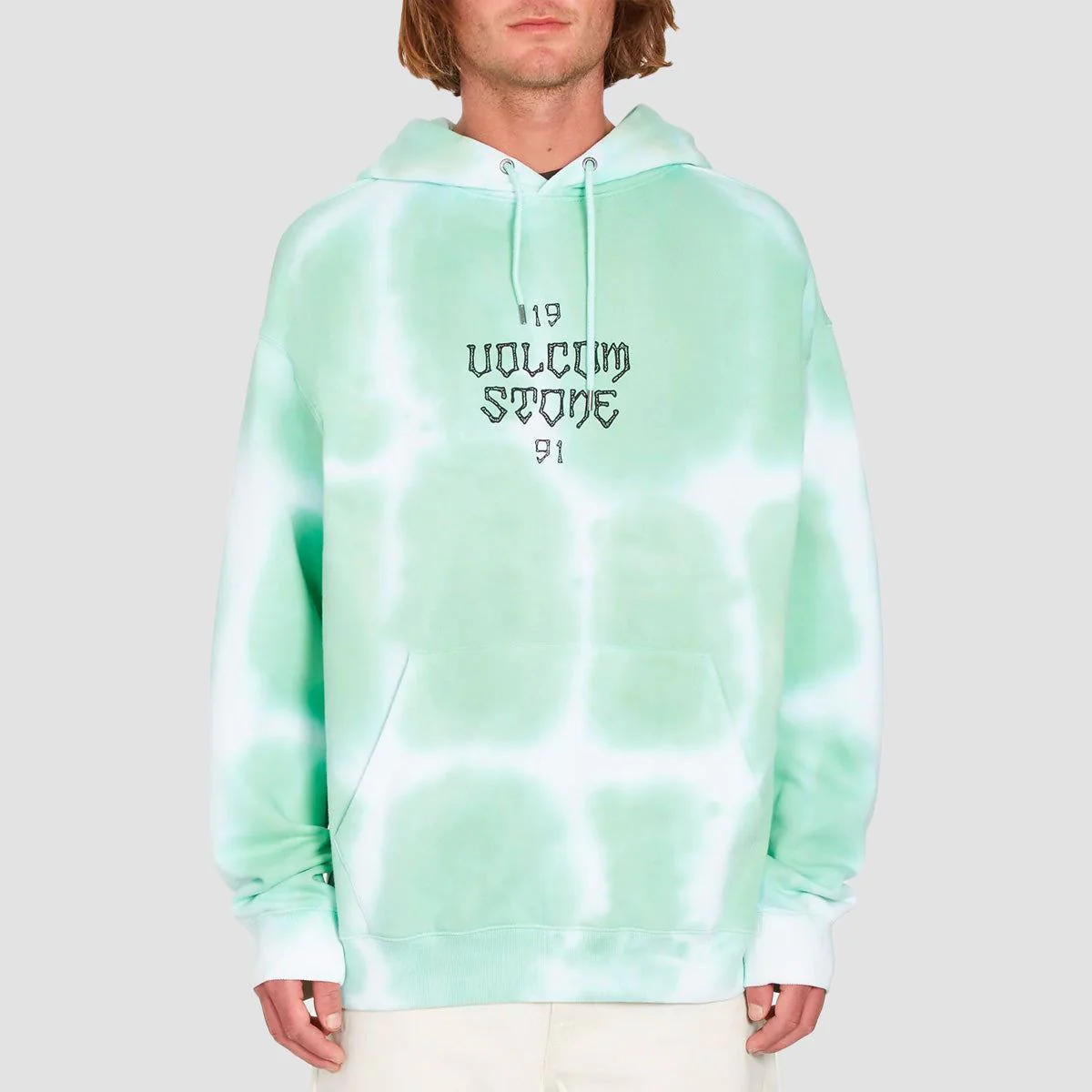 Volcom Trippin Dye T-Shirt Bottle Green - Image 2