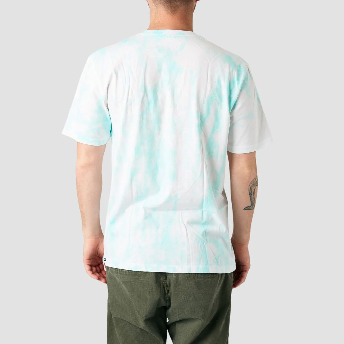Volcom Trippin Dye T-Shirt Bottle Green - Image 4
