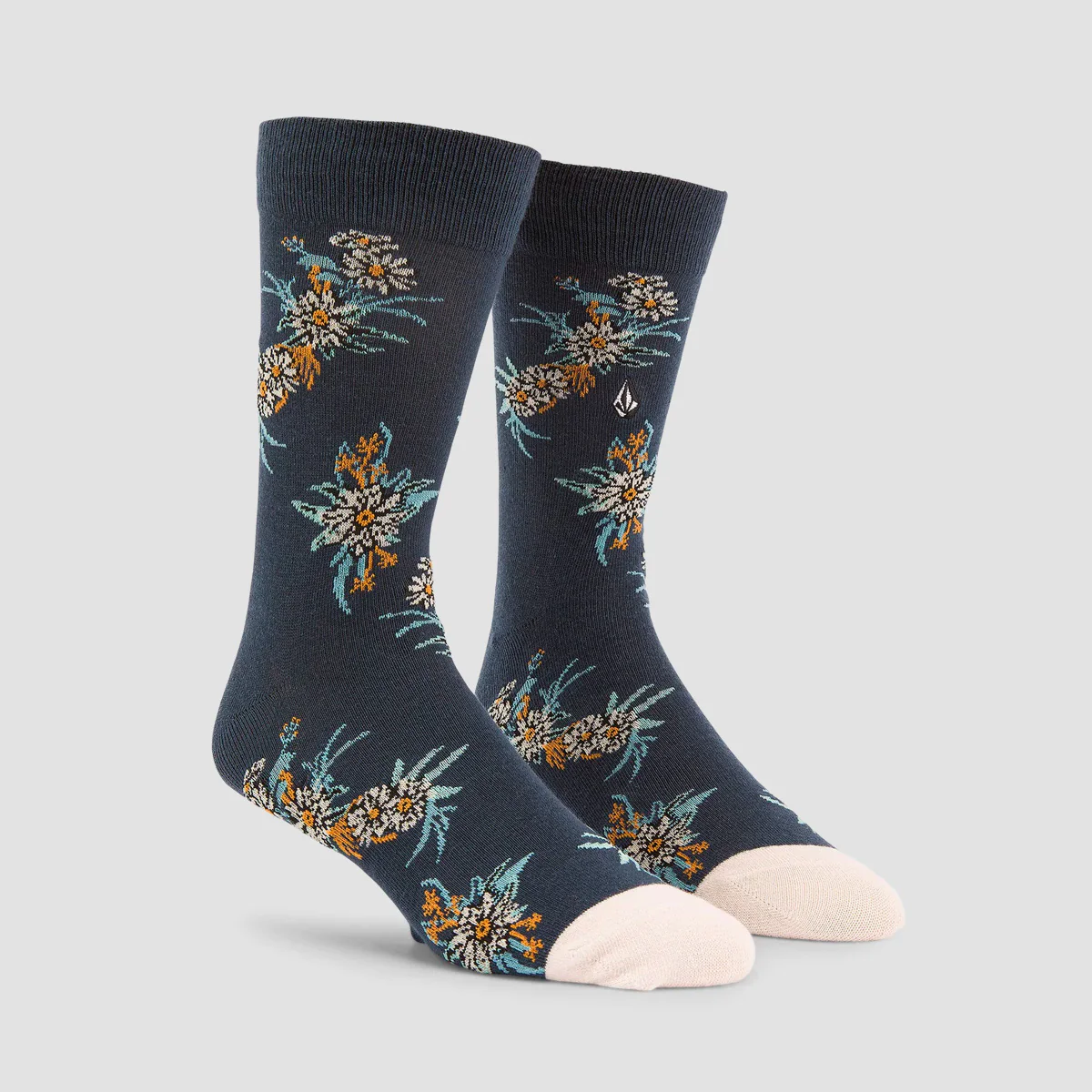 Volcom True Socks Navy Combo - Image 2