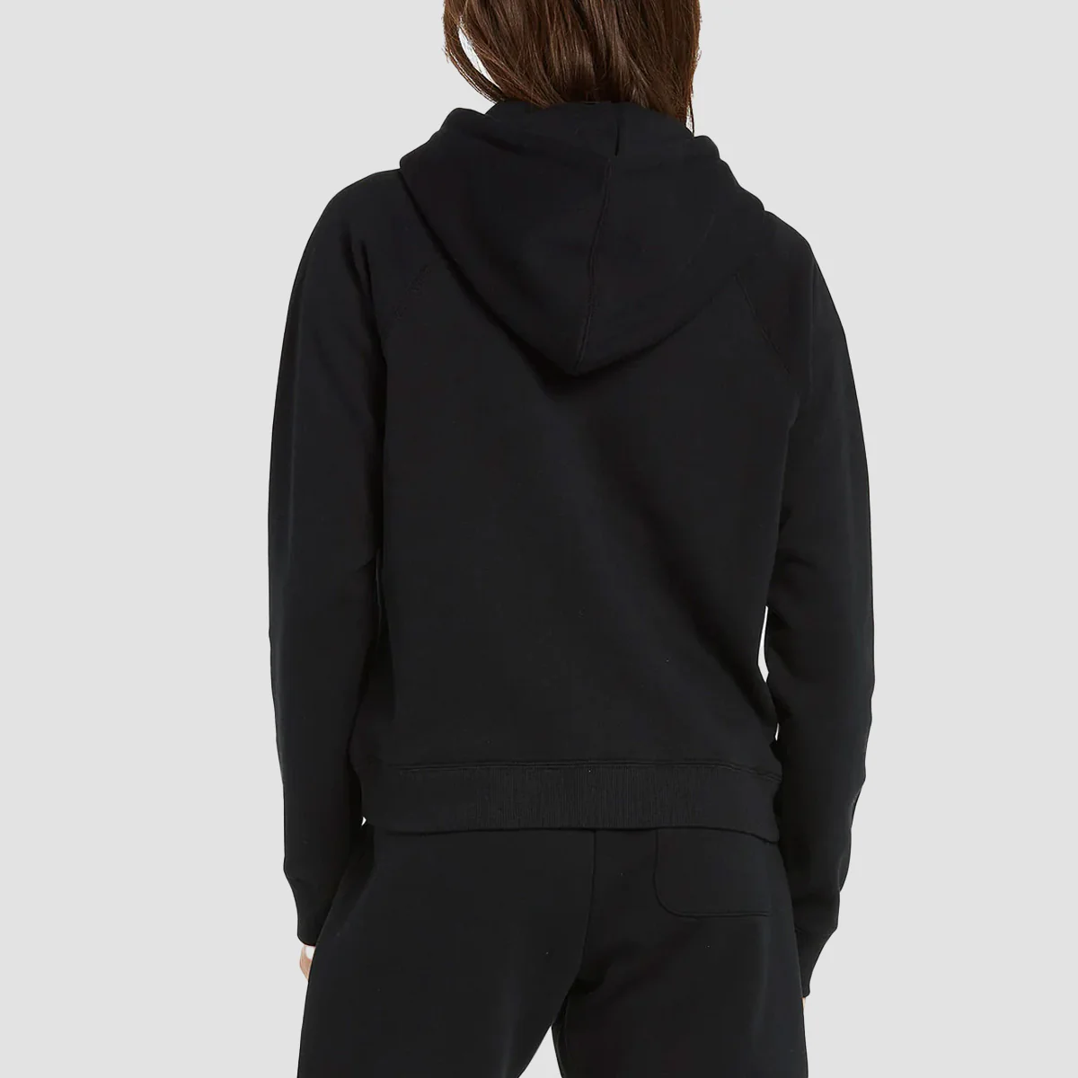 Volcom Truly Stokin Pullover Hoodie Black White - Womens - Image 2