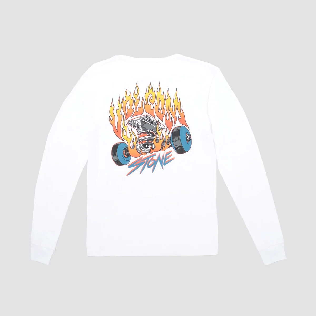 Volcom Trux Longsleeve T-Shirt White - Kids - Image 2