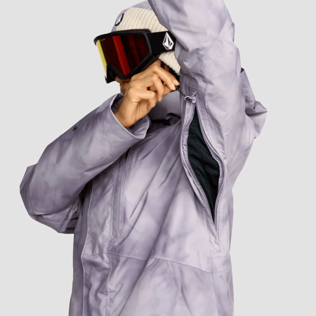 Volcom V.Co Eras Ins Gore-Tex Snow Jacket Lavender Aura - Womens - Image 3