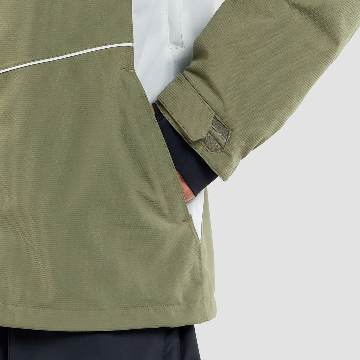 Volcom V.Co WFO Snow Jacket Light Military - Image 3