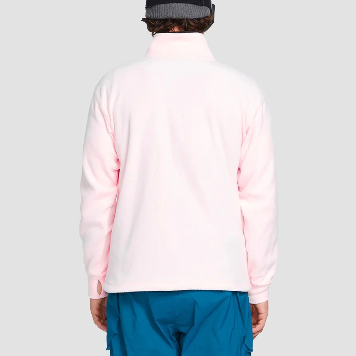 Volcom V-Science 1/2 Zip Snow Mock Neck Fleece Party Pink - Image 2