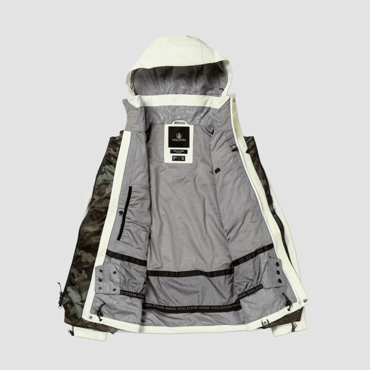 Volcom Vault 4-In-1 Snow Jacket Bone - Womens - Image 2