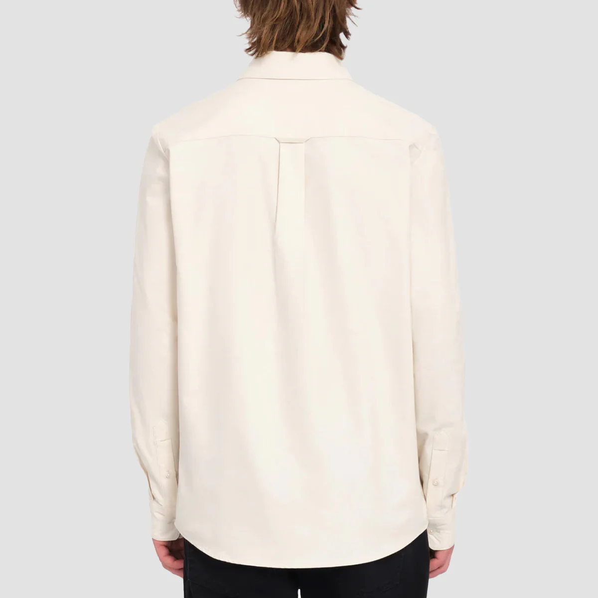 Volcom Veeco Oxford Longsleeve Shirt Dirty White - Image 2