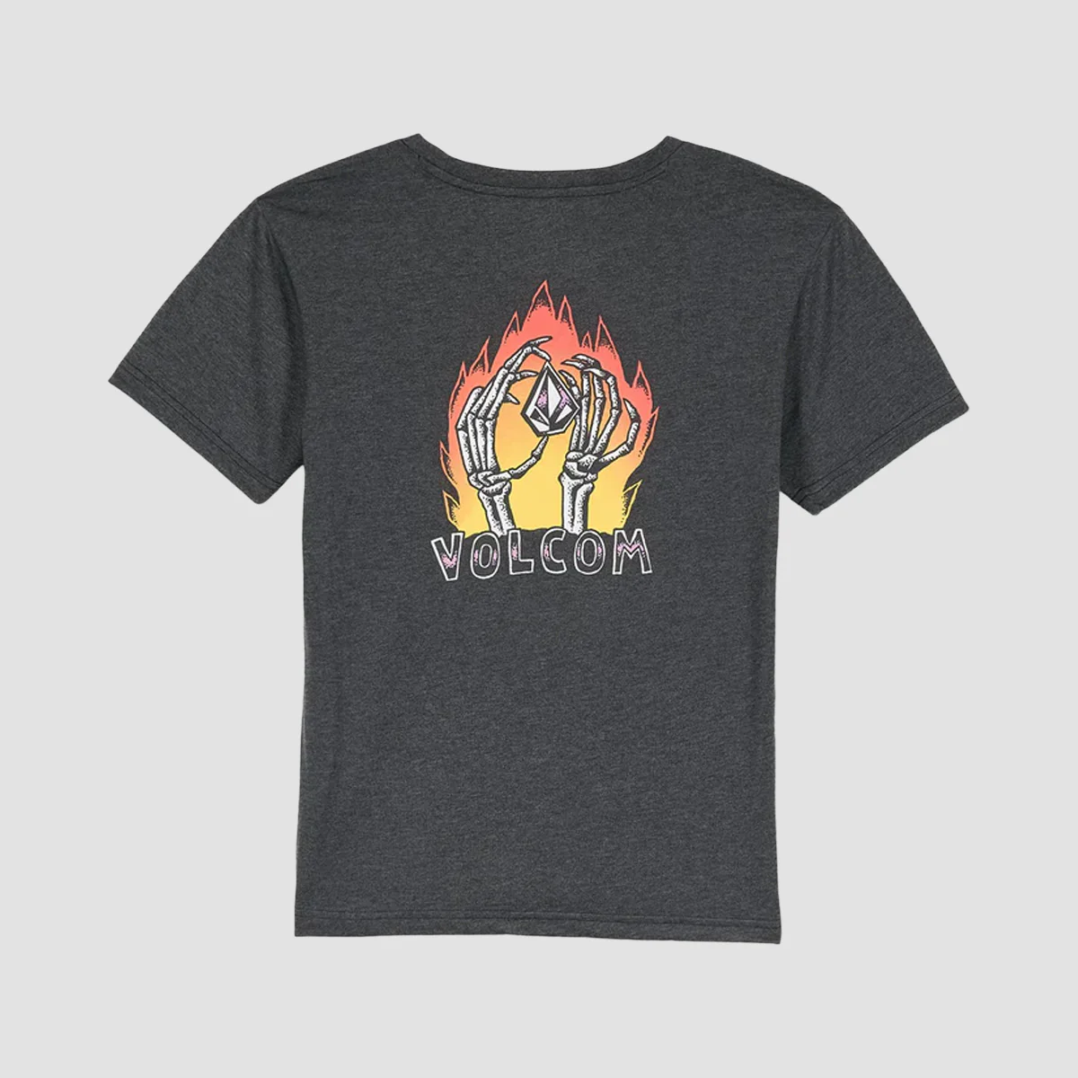 Volcom Volfire T-Shirt Heather Black - Kids - Image 2