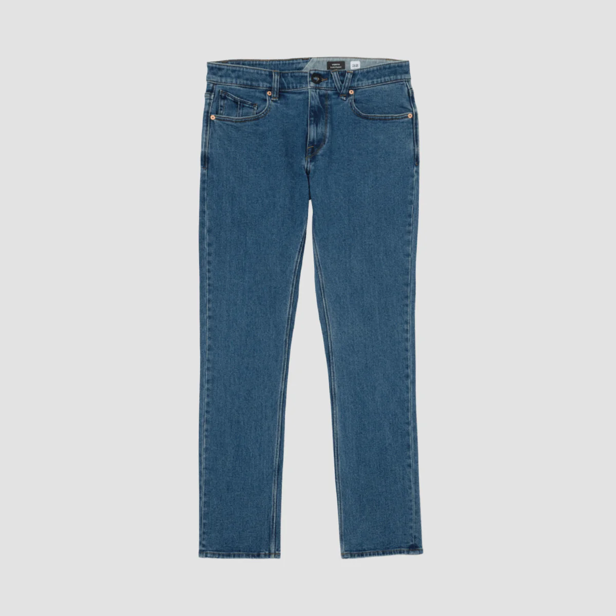 Volcom Vorta Slim Fit Jeans Washed Blue - Image 2