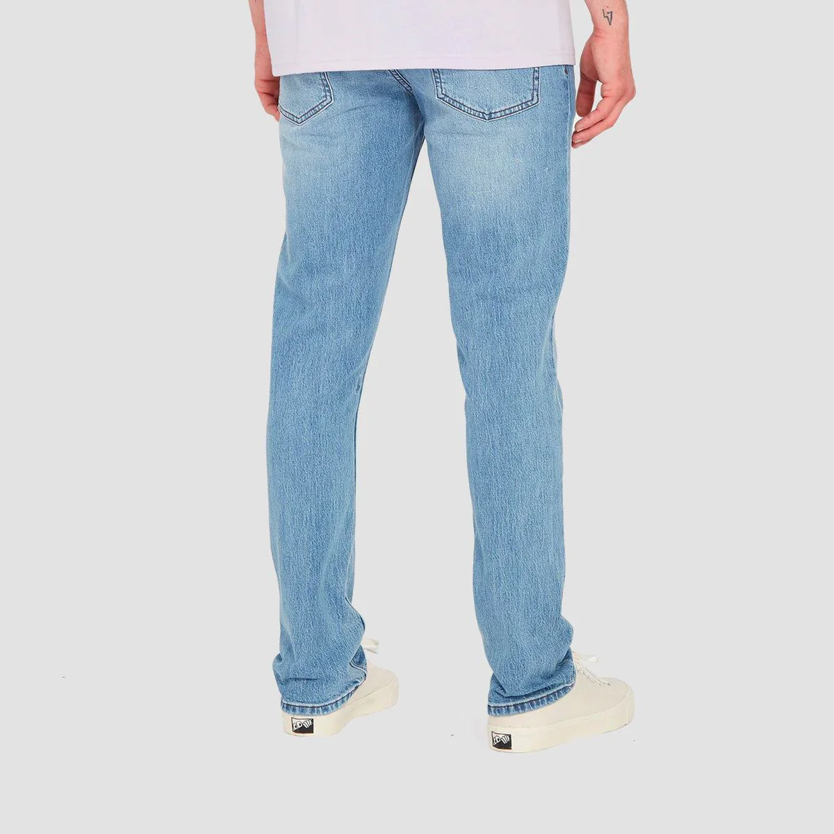 Volcom Vorta Slim Fit Jeans Wrecked Indigo - Image 2