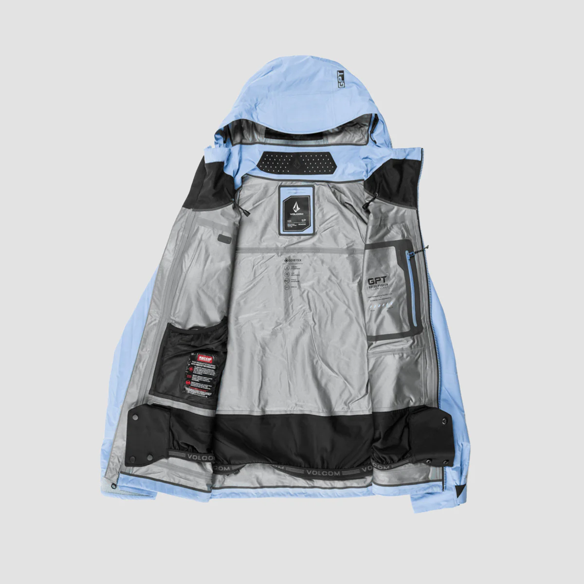 Volcom VS 3L Stretch Gore-Tex Snow Jacket Crystal Blue - Womens - Image 3