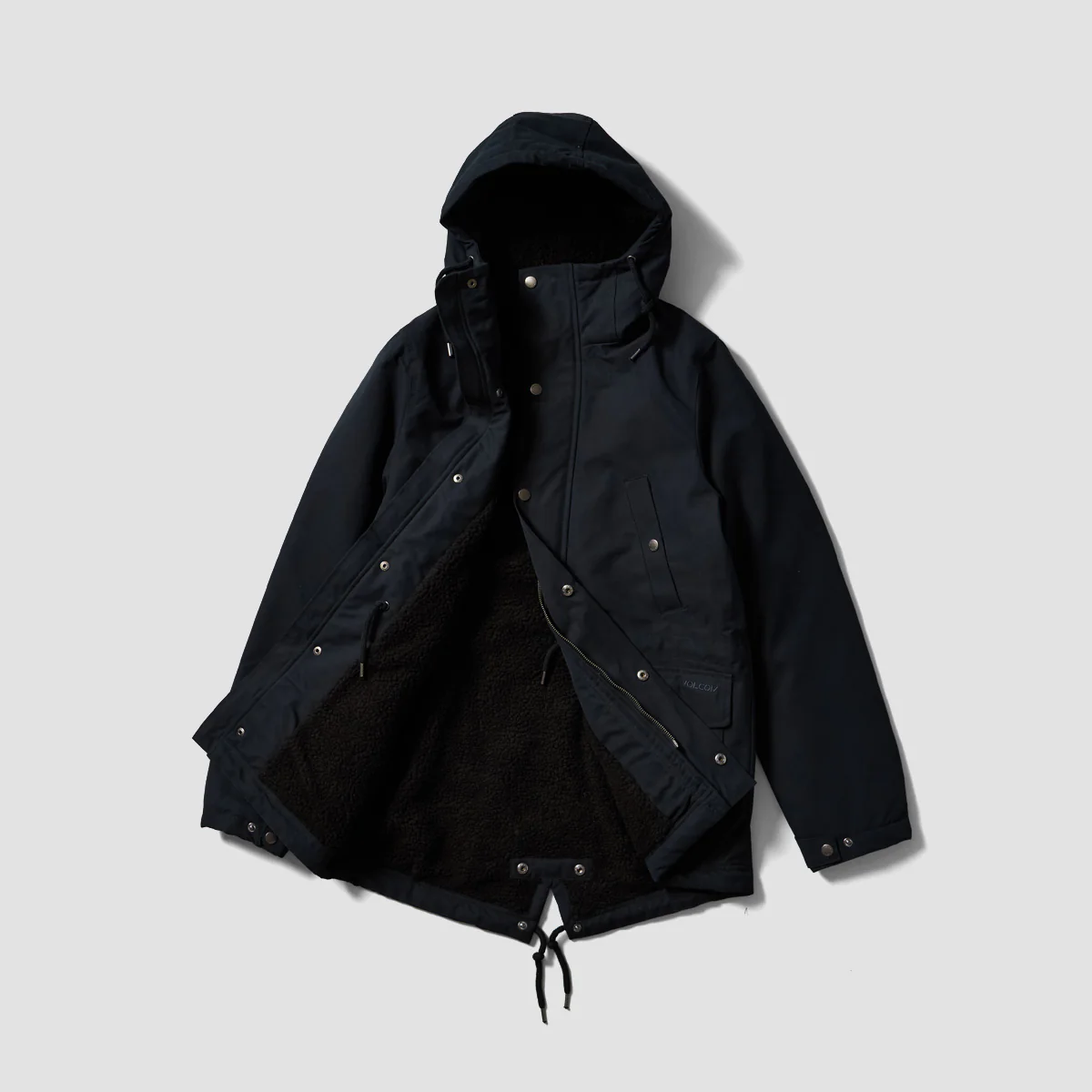 Volcom Walk On What 5K Parka Jacket Black - Image 2