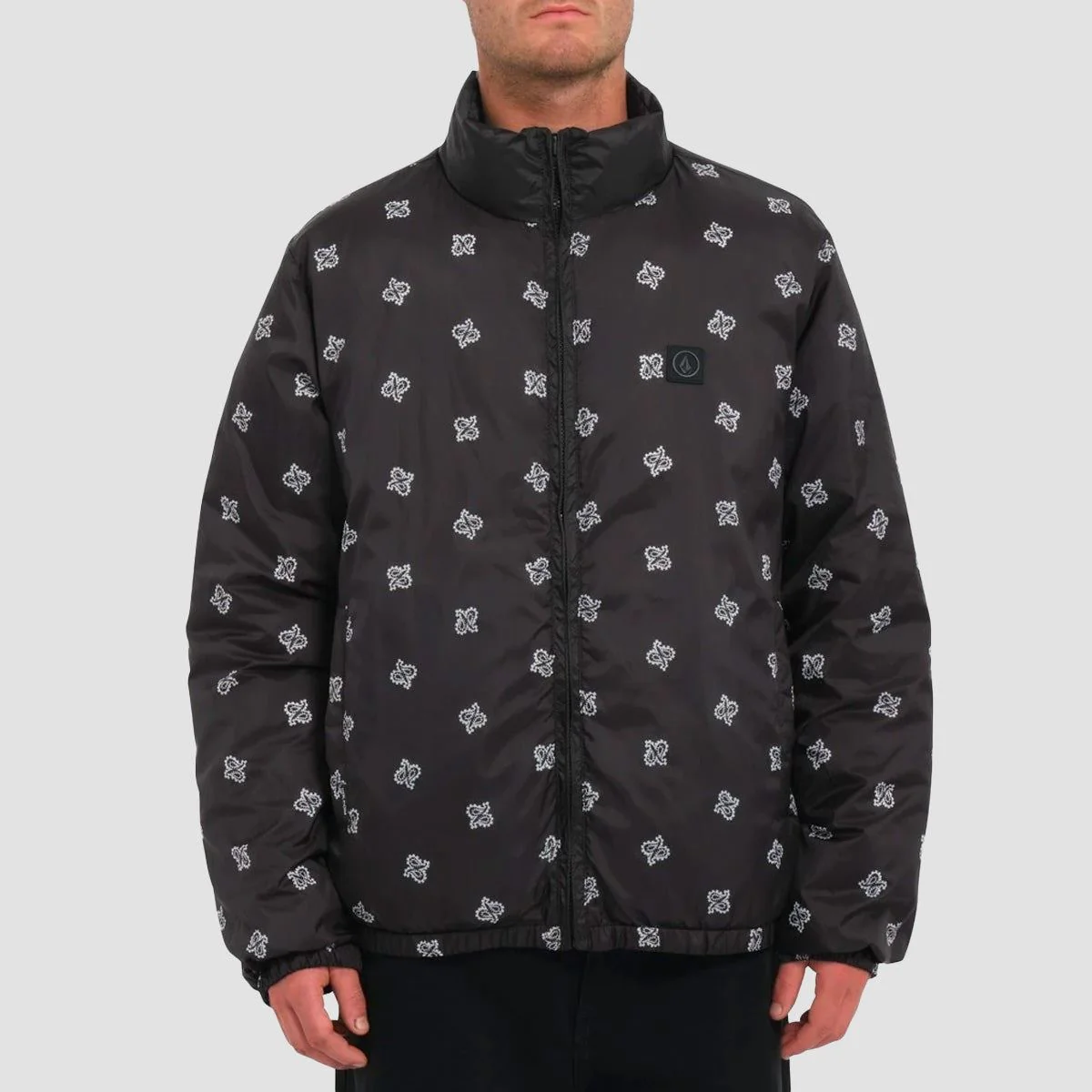 Volcom Walltz Earth Tripper Reversible Jacket Black - Image 2