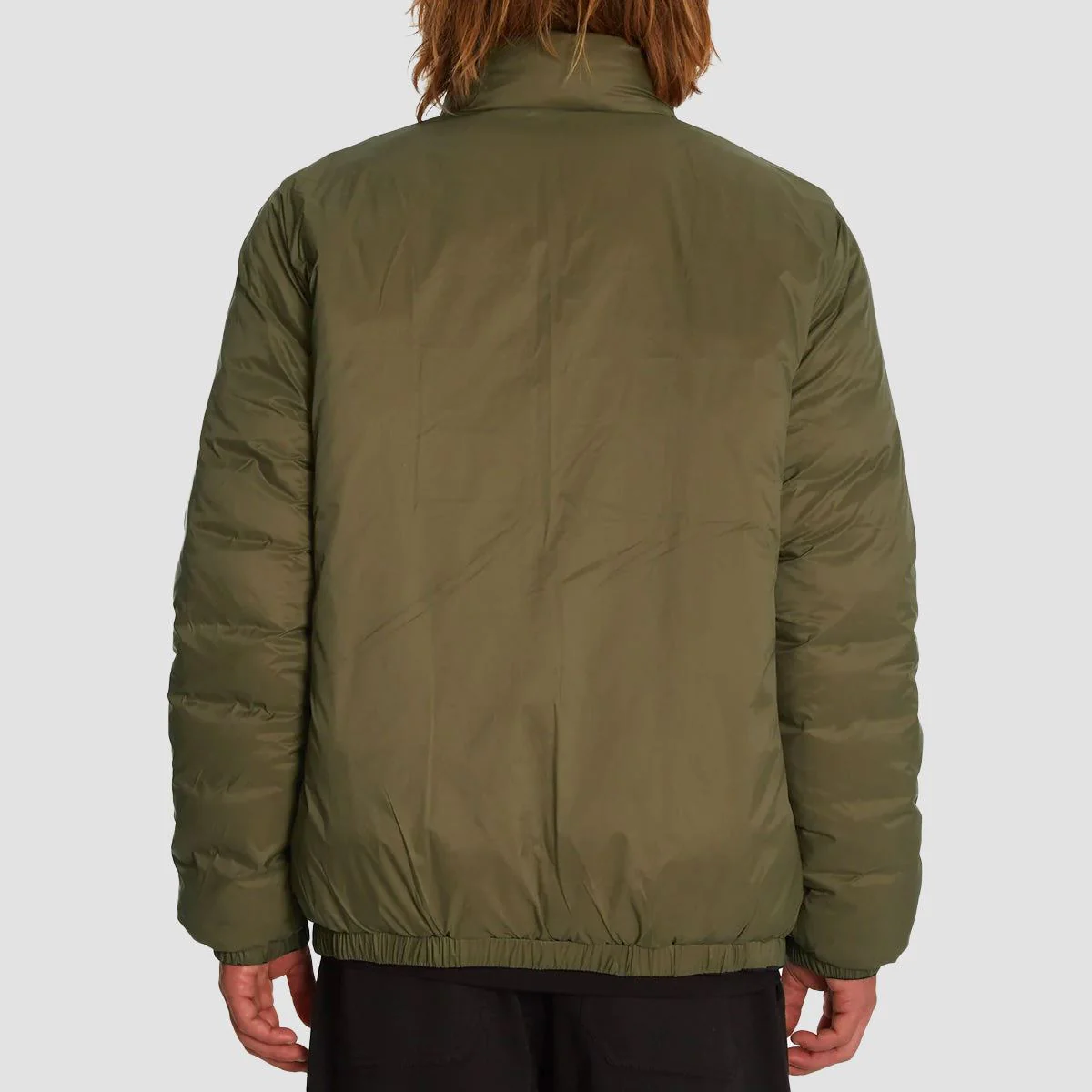 Volcom Walltzerd Earth Trippe Reversible Jacket Black - Image 4