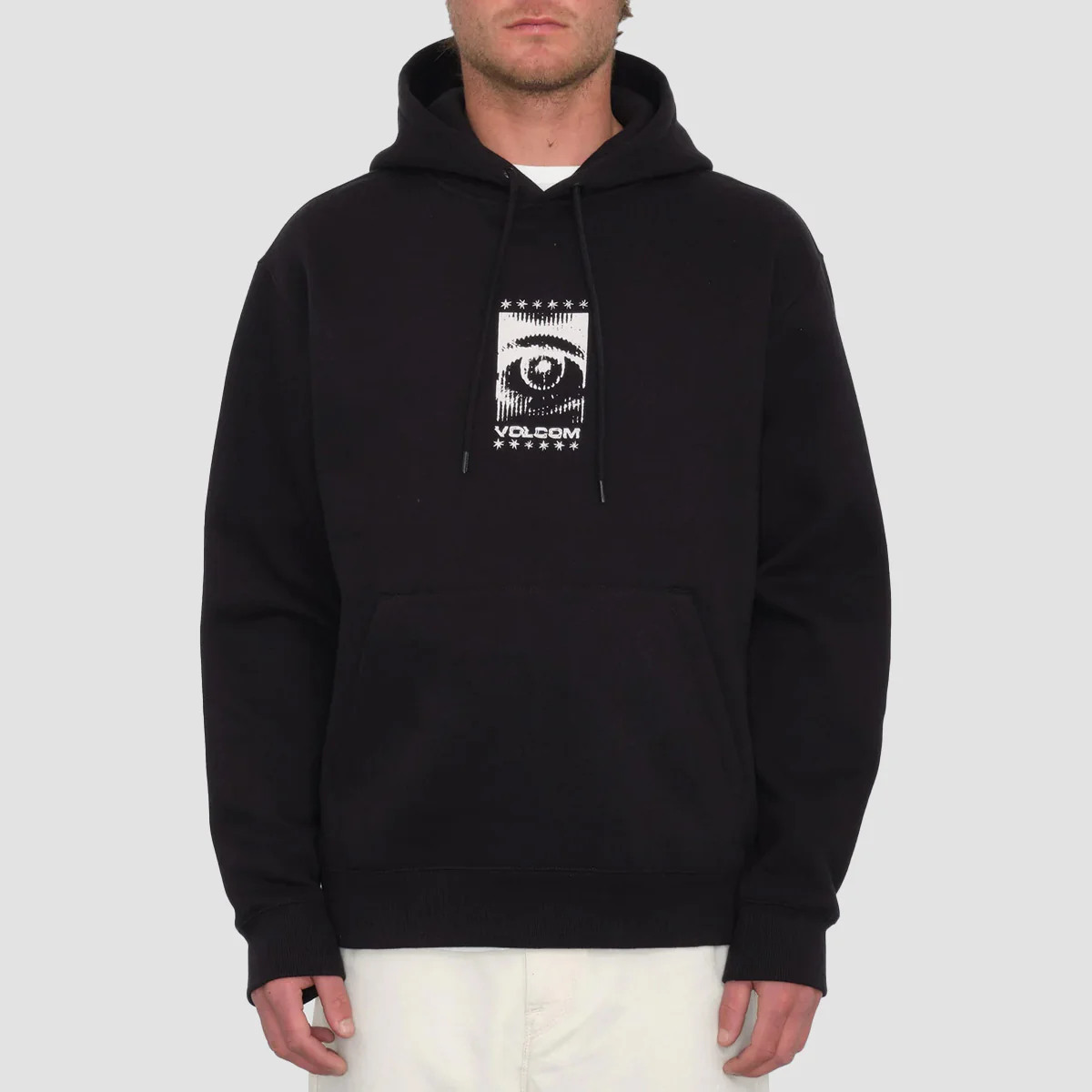 Volcom Watanite Pullover Hoodie Black - Image 2