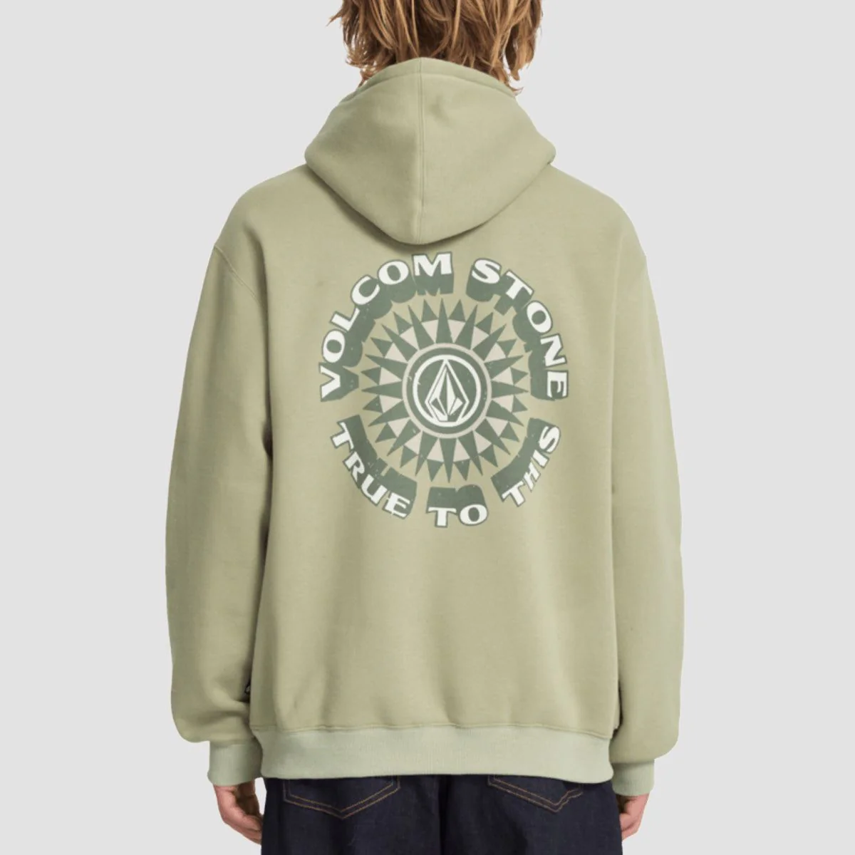 Volcom Watanite Pullover Hoodie Green Tea - Image 2