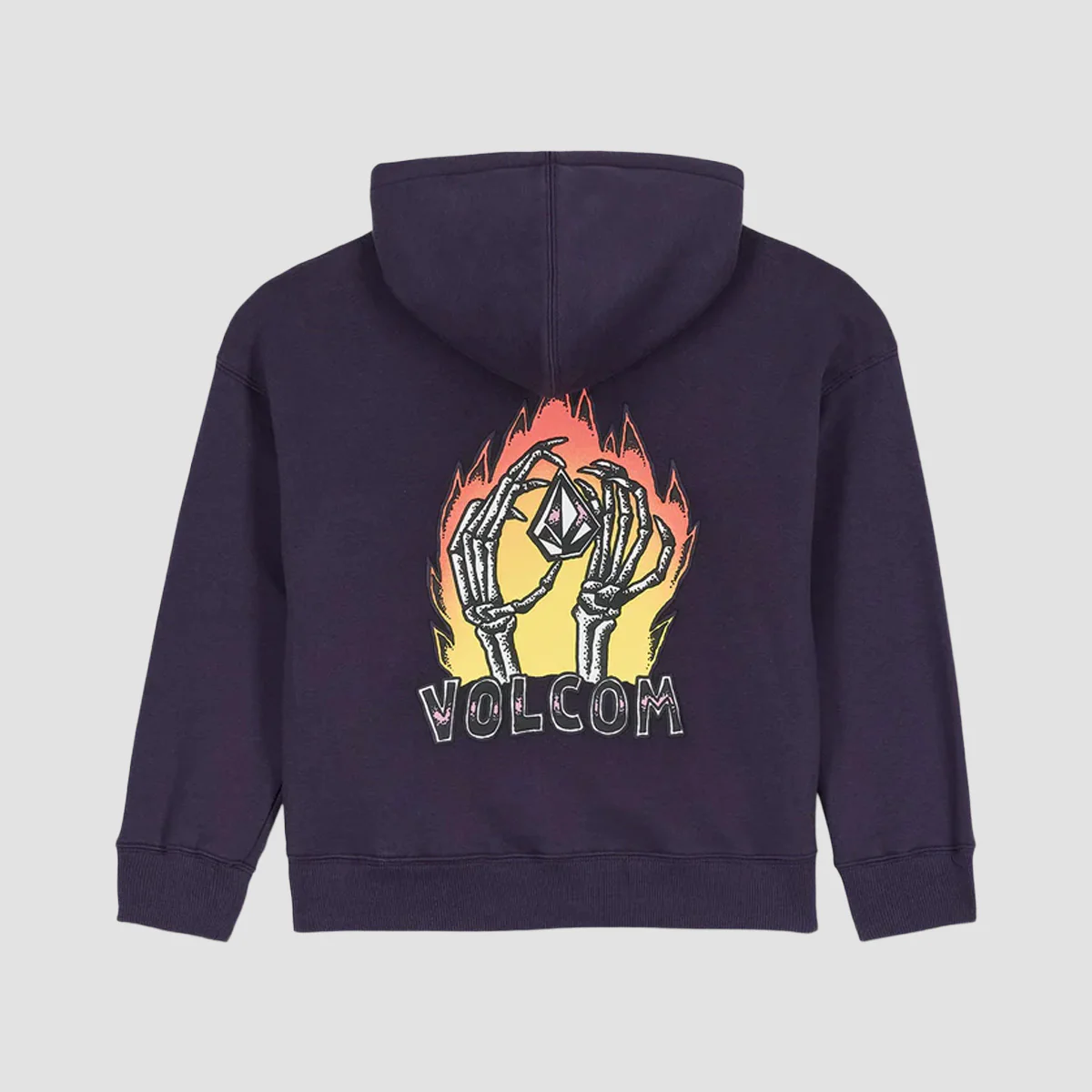 Volcom Watanite Zip Hoodie Dark Purple - Kids - Image 2