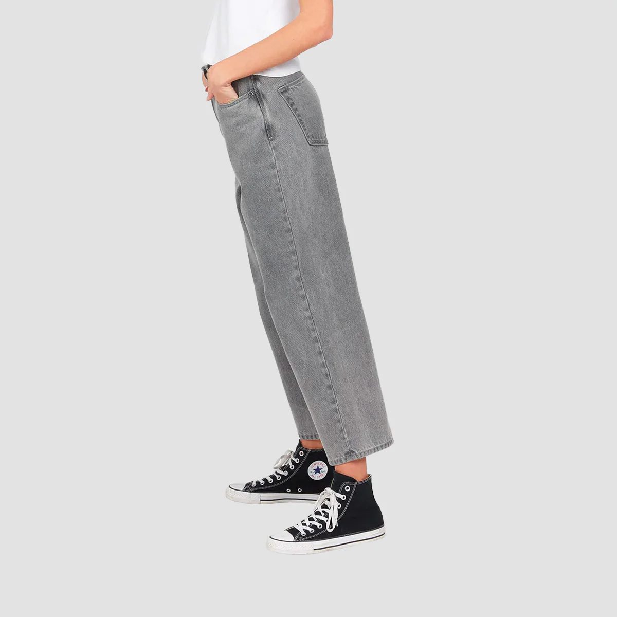 Volcom Weellow Jeans Light Grey - Womens - Image 2