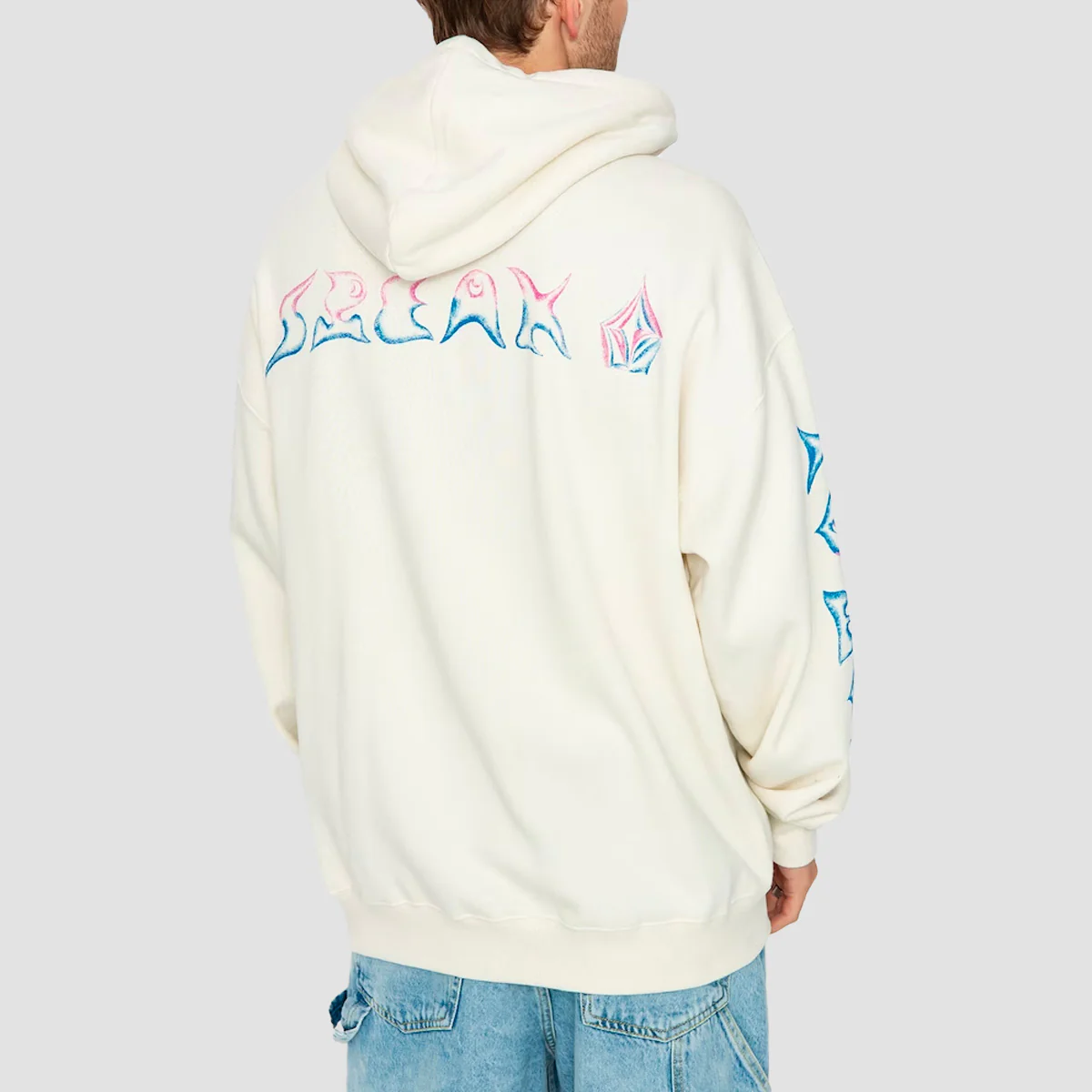 Volcom We'll Speak To You FA Sam Ryser Pullover Hoodie Off White - Image 2