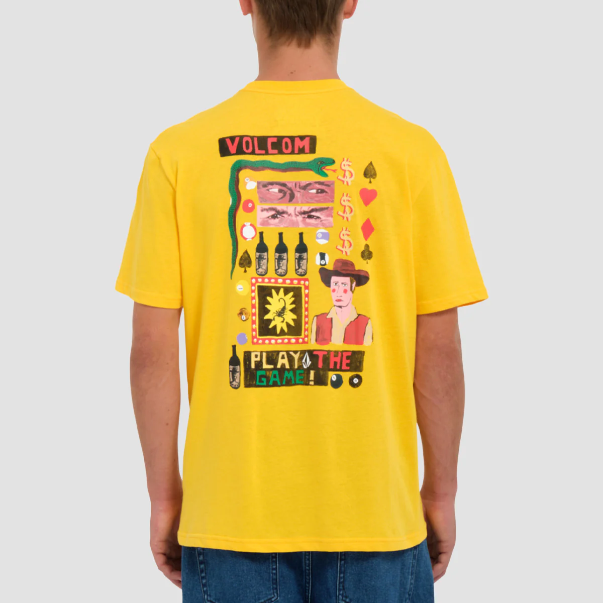 Volcom Westgames T-Shirt Citrus - Image 2