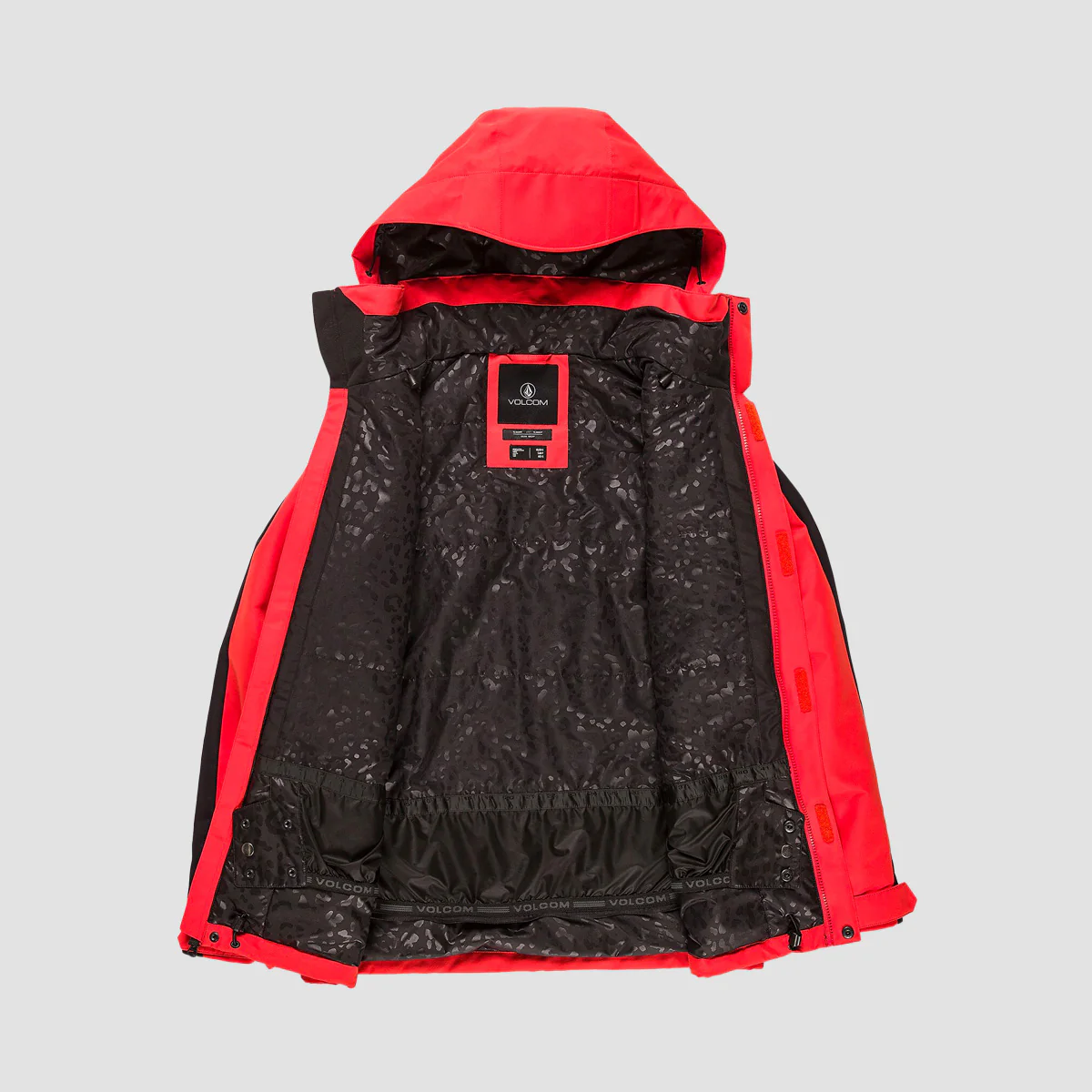 Volcom Westland Ins Snow Jacket Orange Shock - Womens - Image 3